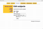mange subjects